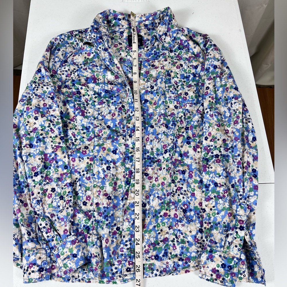 Faded Glory Floral Button Up